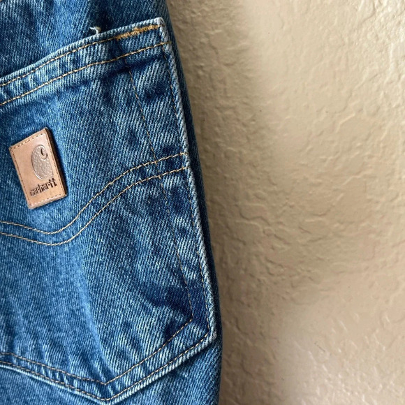 Carhartt vintage 32x31 baggy jeans 90s retro straight loose relaxed raw work - Picture 12 of 12